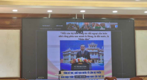 Xã Phú Riềng tham dự Hội nghị Báo cáo viên Trung ương tháng 9