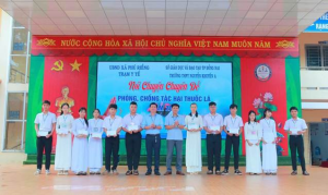 HỌC SINH TRƯỜNG THPT NGUYỄN KHUYẾN A ĐƯỢC TUYÊN TRUYỀN PHÒNG, CHỐNG TÁC HẠI CỦA THUỐC LÁ NĂM 2026