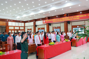 XÃ PHÚ RIỀNG CHÀO CỜ ĐẦU THÁNG 10 VÀ PHÁT ĐỘNG ỦNG HỘ QUỸ “VÌ NGƯỜI NGHÈO” NĂM 2026