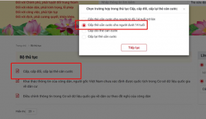 Hướng dẫn nộp hồ sơ trực tuyến cấp thẻ Căn cước cho trẻ từ 6-14 tuổi