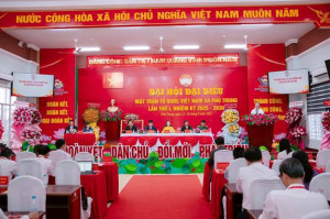 ĐẠI HỘI ĐẠI BIỂU MẶT TRẬN TỔ QUỐC VIỆT NAM XÃ PHÚ TRUNG LẦN THỨ I, NHIỆM KỲ 2025–2030: CHUNG SỨC ĐỒNG LÒNG, QUYẾT TÂM THỰC HIỆN THẮNG LỢI MỤC TIÊU NHIỆM KỲ 2025 – 2030