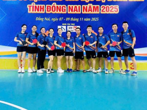 XÃ PHÚ TRUNG KHÉP LẠI GIẢI BÓNG BÀN CÁC CÂU LẠC BỘ TỈNH ĐỒNG NAI 2025 ĐẦY ẤN TƯỢNG