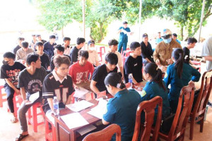 TUYÊN TRUYỀN VẬN ĐỘNG THANH NIÊN THAM GIA KHÁM NGHĨA VỤ QUÂN SỰ VÀ CÔNG AN NHÂN DÂN