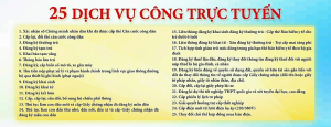 Từ 01/10/2025: 25 thủ tục hành chính bắt buộc thực hiện trực tuyến