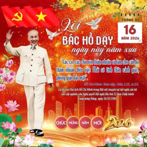 “CÁC CÔ, CÁC CHÚ NÊN THẤM NHUẦN VÀ LÀM CHO CÁN BỘ THẤM NHUẦN...