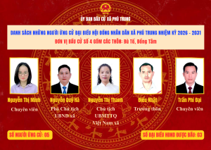 ĐƠN VỊ BẦU CỬ SỐ 4