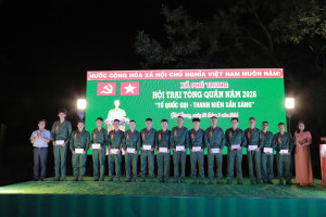 XÃ PHÚ TRUNG TỔ CHỨC THÀNH CÔNG HỘI TRẠI TÒNG QUÂN NĂM 2026