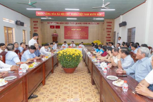 Phú Trung: Thắt chặt khối đại đoàn kết, sẵn sàng cho kỳ bầu cử Quốc hội và HĐND các cấp