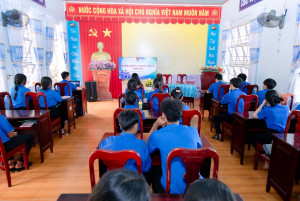 Nâng cao chất lượng đội ngũ kế cận: 35 học viên tham gia lớp bồi dưỡng Cảm tình Đoàn đợt I tại xã Phú Trung