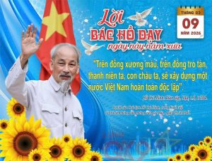 MỖI NGÀY MỘT LỜI BÁC DẠY (09/3)
