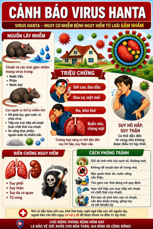 📢 TRUYỀN THÔNG PHÒNG CHỐNG BỆNH DO VIRUS HANTA 📢