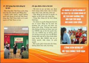 NHỮNG QUY ĐỊNH NGƯỜI DÂN KHÔNG NÊN BỎ QUA   KHI ĐĂNG KÝ HỘ TỊCH