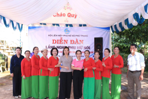 🌸PHÚ TRUNG: SÔI NỔI DIỄN ĐÀN “LẮNG NGHE PHỤ NỮ NÓI”, RA MẮT MÔ HÌNH “MỖI CHI HỘI – MỘT ĐỊA CHỈ CHĂM SÓC SỨC KHỎE”