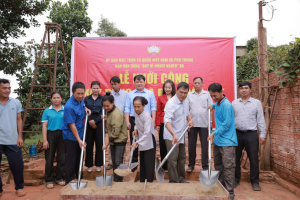 KHỞI CÔNG XÂY DỰNG NHÀ ĐẠI ĐOÀN KẾT CHO CÁC HỘ GIA ĐÌNH KHÓ KHĂN VỀ NHÀ Ở NĂM 2026