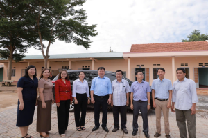 KIỂM TRA CÔNG TÁC CHUẨN BỊ TỔ CHỨC KHAI GIẢNG NĂM HỌC 2026-2027 TẠI CÁC TRƯỜNG HỌC TRÊN ĐỊA BÀN XÃ VÀ KIỂM TRA MỘT SỐ CÔNG TRÌNH TRÊN ĐỊA BÀN XÃ