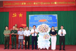 XÃ PHÚ TRUNG TỔ CHỨC NGÀY HỘI TOÀN DÂN BẢO VỆ AN NINH TỔ QUỐC NĂM 2026