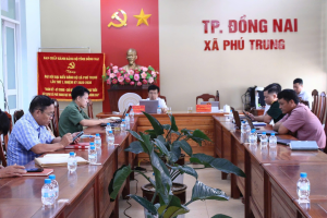 XÃ PHÚ TRUNG THAM DỰ HỘI NGHỊ BÁO CÁO VIÊN TRUNG ƯƠNG THÁNG...