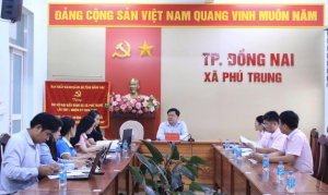 Phú Trung họp Hội đồng quản trị NHCSXH họp đánh giá kết...