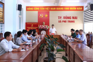 PHÚ TRUNG: HỌP BAN CHỈ ĐẠO CÔNG TÁC DÂN VẬN VỀ KẾT QUẢ THỰC HIỆN NHIỆM VỤ 9 THÁNG ĐẦU NĂM, TRIỂN KHAI NHIỆM VỤ 3 THÁNG CUỐI NĂM 2026