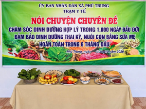 Hưởng ứng Tuần lễ “Dinh dưỡng và phát triển” năm 2026 với Chủ đề “Đổi mới hệ thống lương thực thực phẩm theo hướng bền vững, thực hiện chế độ ăn lành mạnh vì sức khỏe hôm nay và ngày mai”