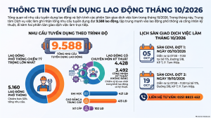 Thông tin tuyển dụng tháng 10 2026
