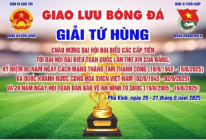 GIAO LƯU BÓNG ĐÁ “GIẢI TỨ HÙNG 2025”