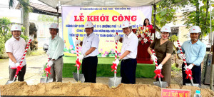 Lễ Khởi công tuyến đường vào hồ 116