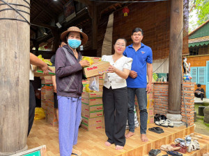 Công tác hỗ trợ nhân dân trên địa bàn xã Phú Vinh Chào mừng Đại Hội Đại biểu MTTQ Việt Nam xã