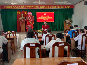 HỘI NGHỊ GÓP Ý VĂN KIỆN ĐẠI HỘI MẶT TRẬN TỔ QUỐC VIỆT NAM XÃ PHÚ VINH LẦN THỨ I NHIỆM KỲ 2025 - 2030