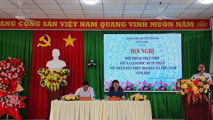 HỘI NGHỊ ĐỐI THOẠI GIỮA SỞ TƯ PHÁP ĐỒNG NAI VÀ NHÂN DÂN XÃ PHÚ VINH