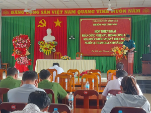 Hội đồng nghĩa vụ Quân sự xã Phú Vinh triển khai kế hoạch...