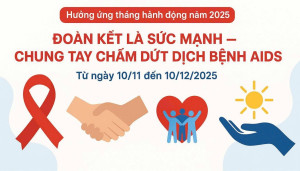 Đoàn kết là sức mạnh – Chung tay chấm dứt dịch bệnh AIDS: Tầm nhìn chính trị và sức mạnh nhân dân hướng tới Kỷ nguyên mới không HIV/AIDS