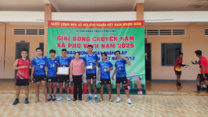 Sôi nổi Giải bóng chuyền nam chào mừng 81 năm Ngày thành lập Quân đội nhân dân Việt Nam