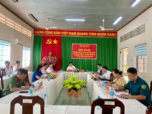 ĐẢNG ỦY XÃ PHÚ VINH TỔ CHỨC HỘI NGHỊ KIỂM ĐIỂM, ĐÁNH GIÁ, XẾP LOẠI CHẤT LƯỢNG TẬP THỂ BAN THƯỜNG VỤ VÀ CÁ NHÂN CÁC ĐỒNG CHÍ ỦY VIÊN BAN THƯỜNG VỤ ĐẢNG ỦY