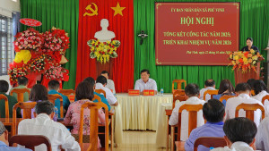 UBND xã Phú Vinh tổ chức Hội nghị tổng kết công tác năm 2025, triển khai nhiệm vụ năm 2026