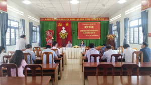 Xã Phú Vinh: Họp Thống Nhất Nhân Sự Các Tổ Bầu Cử Phục Vụ Bầu Cử Nhiệm Kỳ 2026 – 2031