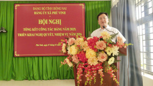 ĐẢNG ỦY XÃ PHÚ VINH TỔNG KẾT CÔNG TÁC ĐẢNG NĂM 2025, TRIỂN KHAI NGHỊ QUYẾT, NHIỆM VỤ NĂM 2026