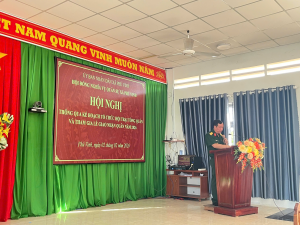 Xã Phú Vinh tổ chức Hội nghị thông qua kế hoạch Hội trại tòng quân và Lễ giao nhận quân năm 2026