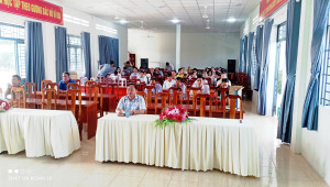 ĐẢNG ỦY XÃ PHÚ VINH THAM DỰ HỘI NGHỊ  TRỰC TUYẾN TOÀN QUỐC NGHIÊN CỨU, HỌC TẬP, QUÁN TRIỆT VÀ TRIỂN KHAI THỰC HIỆN NGHỊ QUYẾT ĐẠI HỘI XIV CỦA ĐẢNG