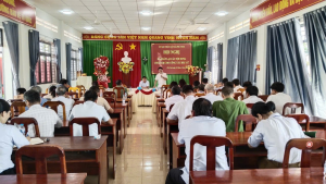 Xã Phú Vinh Họp Rà Soát Công Tác Chuẩn Bị Bầu Cử Đại Biểu...