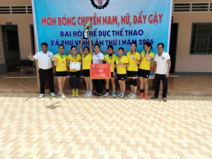 ĐẠI HỘI TDTT XÃ PHÚ VINH NĂM 2026: TRƯỜNG THCS LÝ THƯỜNG KIỆT XUẤT SẮC ĐOẠT CHỨC VÔ ĐỊCH MÔN BÓNG CHUYỀN NỮ