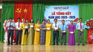 Trường Thcs Lý Thường Kiệt Tổ Chức Lễ Tổng Kết Năm Học 2025 – 2026