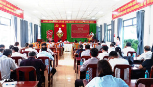 ĐẢNG BỘ XÃ PHÚ VINH TỔ CHỨC HỘI NGHỊ BAN CHẤP HÀNH ĐẢNG BỘ XÃ LẦN THỨ 7 (MỞ RỘNG)
