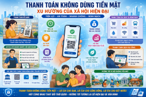 Thanh toán không dùng tiền mặt – Xu hướng của xã hội hiện đại