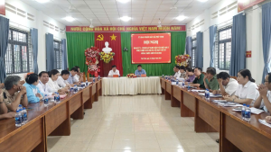 Xã Phú Vinh tổ chức họp nghe báo cáo kết quả thực hiện xây...