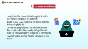 Một số nội dung quy định về Luật Hộ tịch