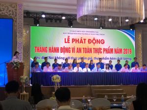 Lễ phát động “Tháng hành động vì an toàn thực phẩm” tỉnh Đồng Nai năm 2019.