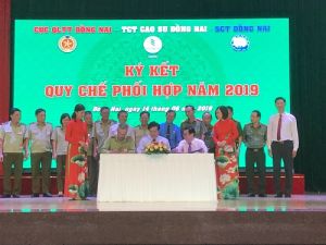 SỞ CÔNG THƯƠNG ĐỒNG NAI KÝ KẾT QUY CHẾ PHỐI HỢP VỚI TỔNG CÔNG TY CAO SU ĐỒNG NAI VÀ CỤC QUẢN LÝ THỊ TRƯỜNG ĐỒNG NAI