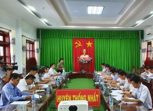 Sở Công Thương làm việc với UBND huyện Thống Nhất