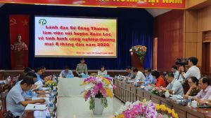 Sở Công Thương làm việc với huyện Xuân Lộc